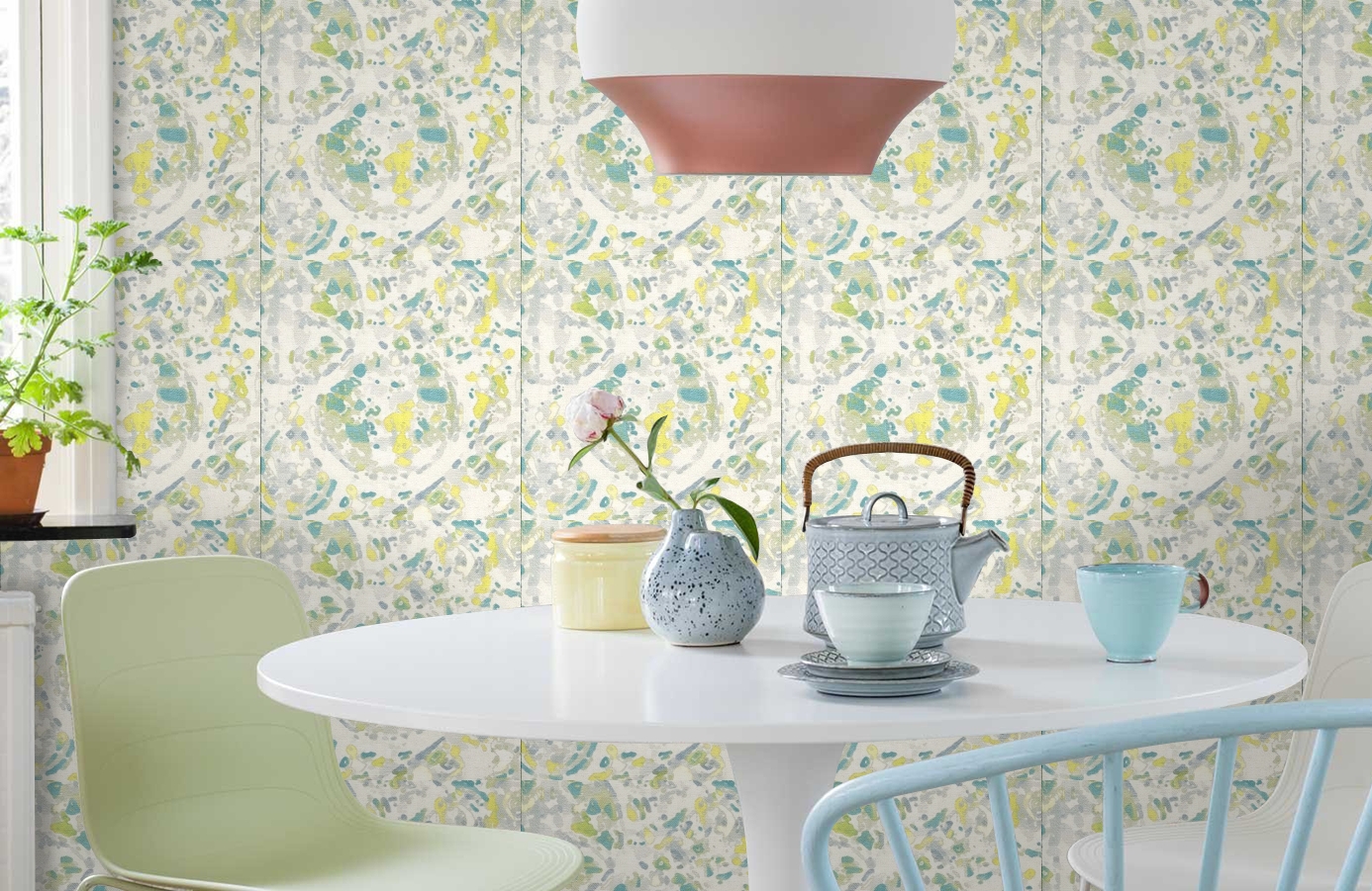 Обои 72420240 фото в интерьере кухни