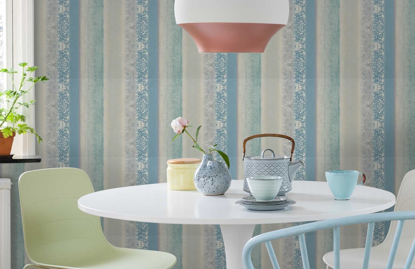 Обои 72430667 фото в интерьере кухни