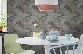 Обои BRO701 фото в интерьере кухни превью