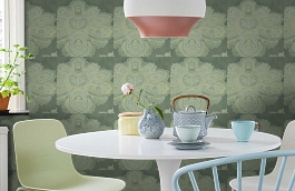 Обои CER307 фото в интерьере кухни превью