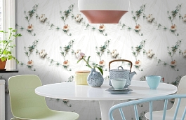 Обои 4237 фото в интерьере кухни превью