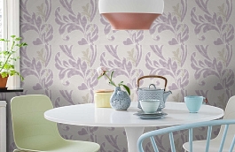 Обои 7026 фото в интерьере кухни превью