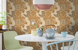 Обои 9848 фото в интерьере кухни превью