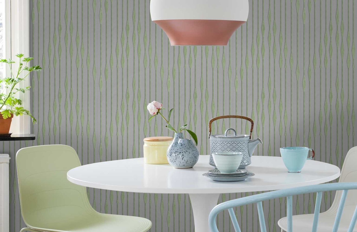 Обои Z90013 фото в интерьере кухни