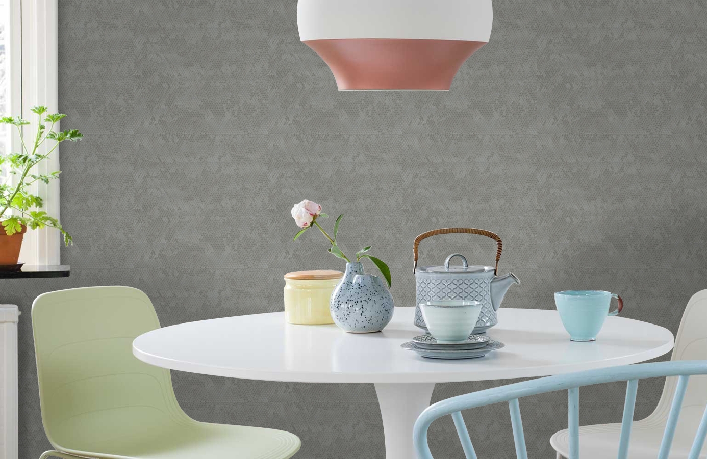 Обои Z90030 фото в интерьере кухни