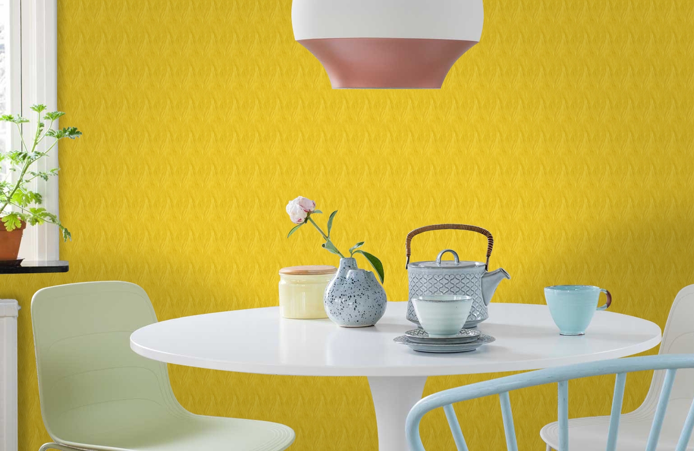 Обои Z90049 фото в интерьере кухни