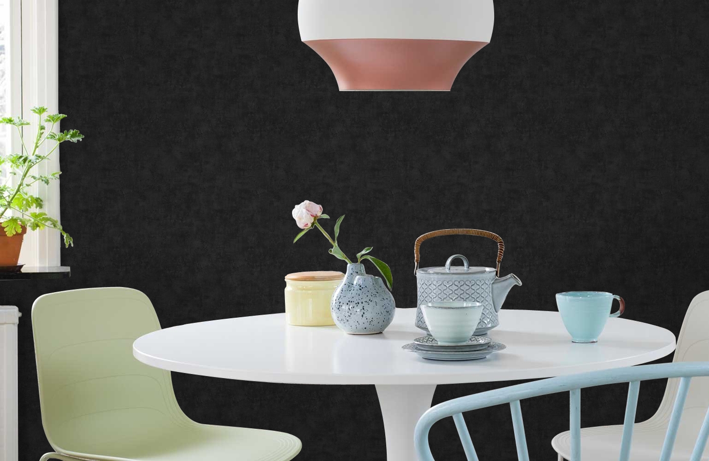 Обои Z12812 фото в интерьере кухни