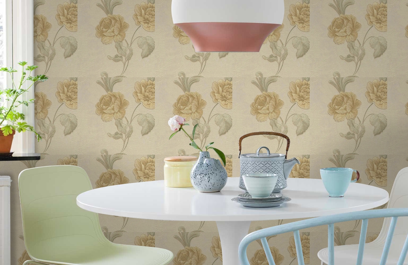 Обои 56941 фото в интерьере кухни