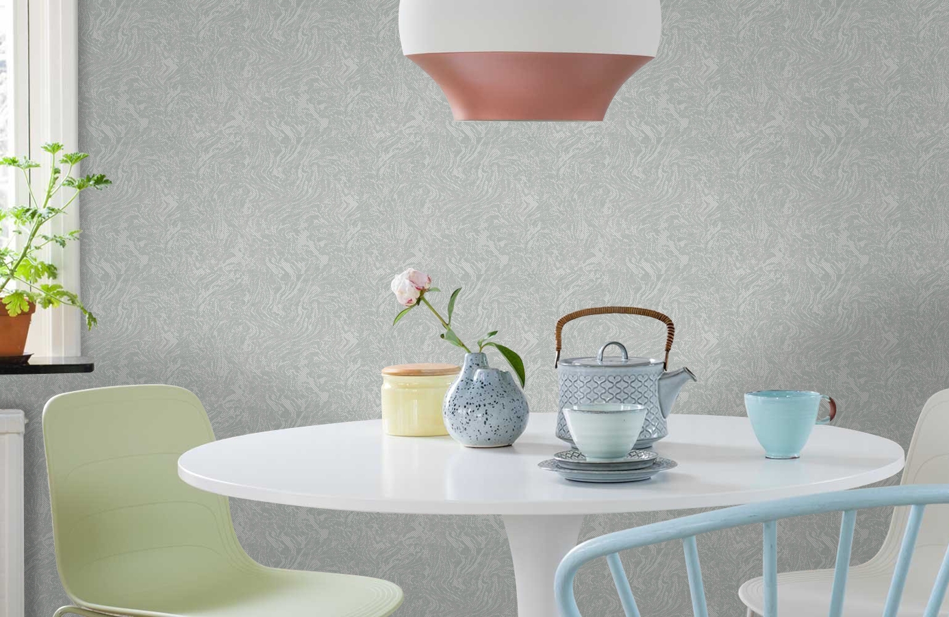 Обои Z44839 фото в интерьере кухни