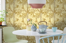 Обои 10 фото в интерьере кухни превью