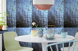 Обои 19 фото в интерьере кухни превью