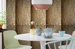 Обои 25 фото в интерьере кухни превью