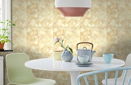 Обои 33 фото в интерьере кухни превью