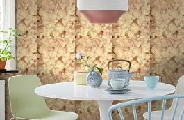 Обои 36 фото в интерьере кухни превью