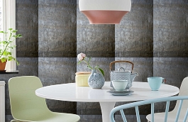 Обои 9 фото в интерьере кухни превью