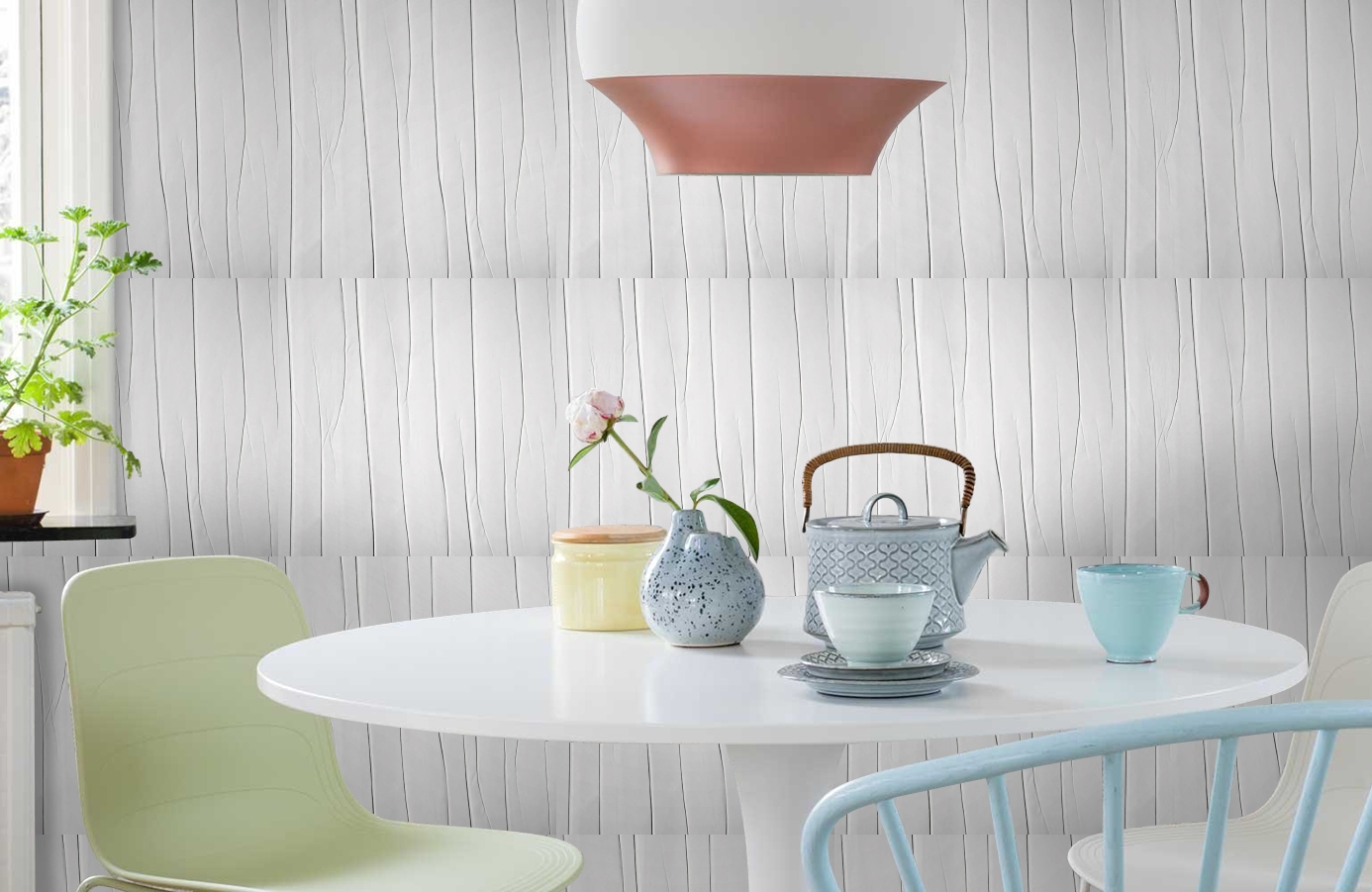 Обои 1885 фото в интерьере кухни