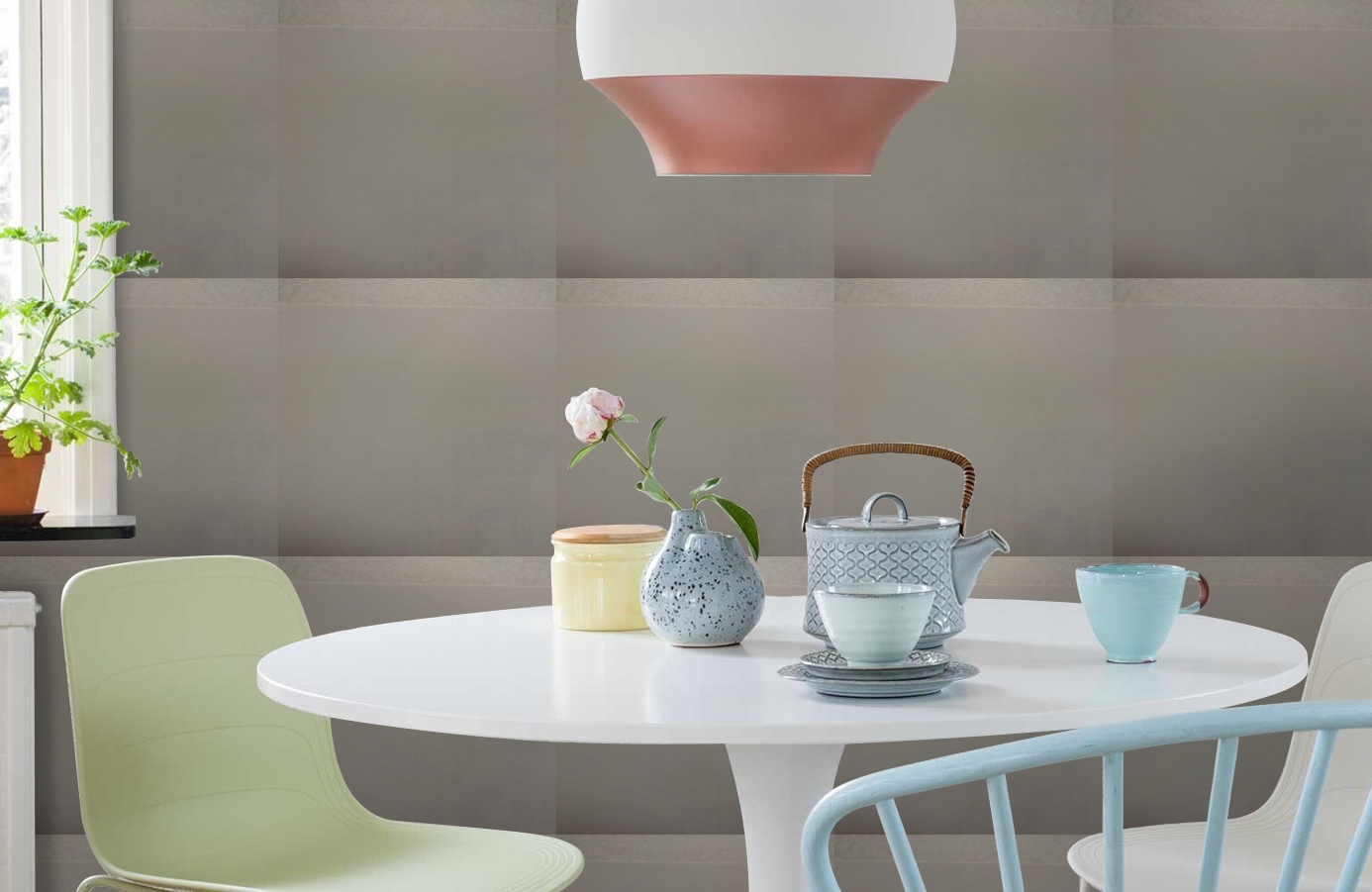 Обои 9792 фото в интерьере кухни