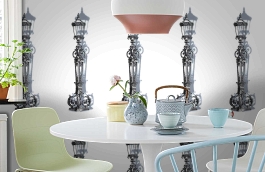 Обои 846904 фото в интерьере кухни превью