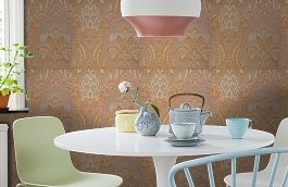 Обои 610036 фото в интерьере кухни превью