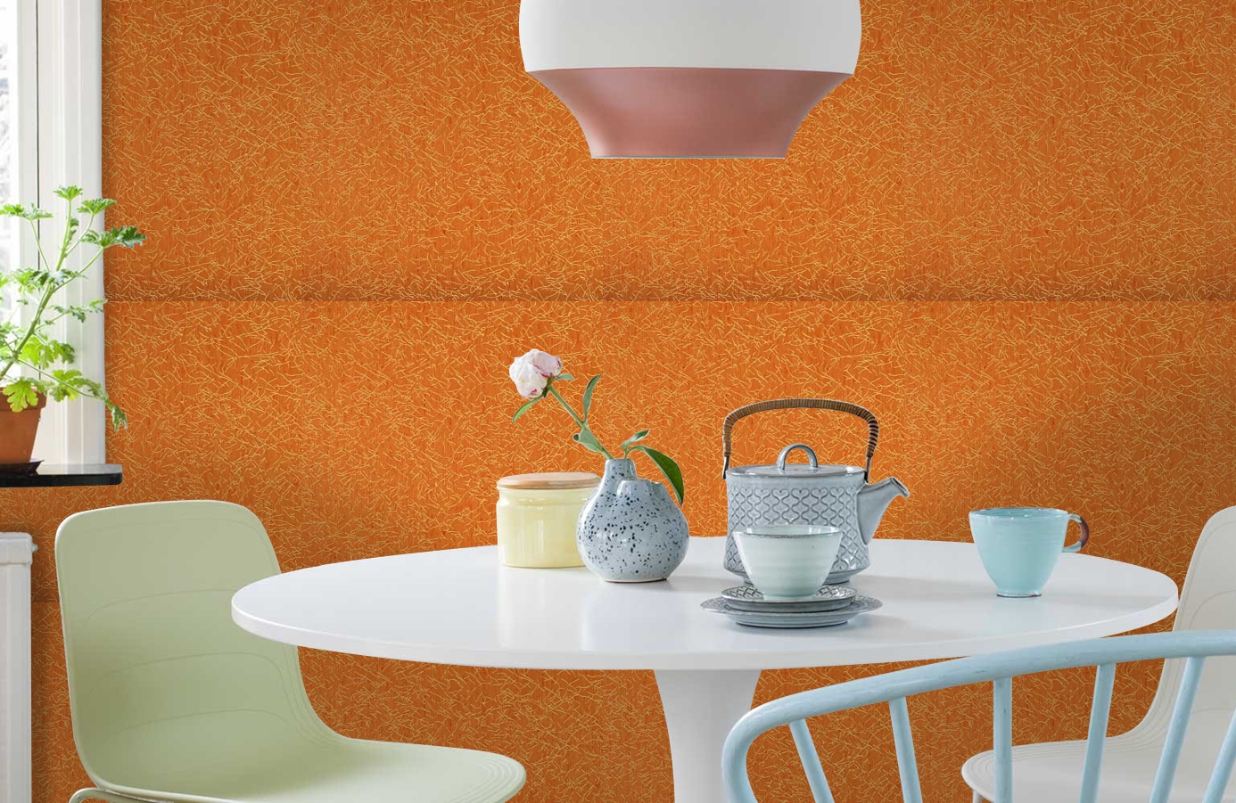 Обои 208013 фото в интерьере кухни