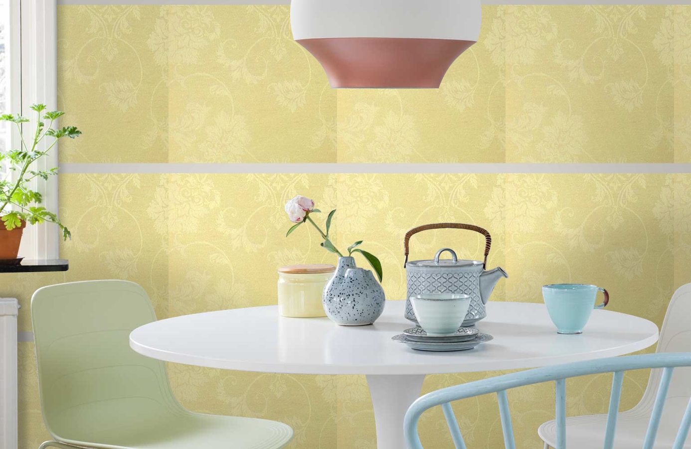 Обои 208023 фото в интерьере кухни