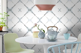 Обои 8135 фото в интерьере кухни превью