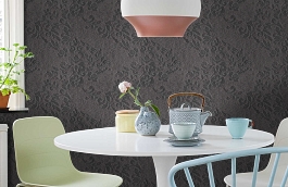 Обои 10296 фото в интерьере кухни превью