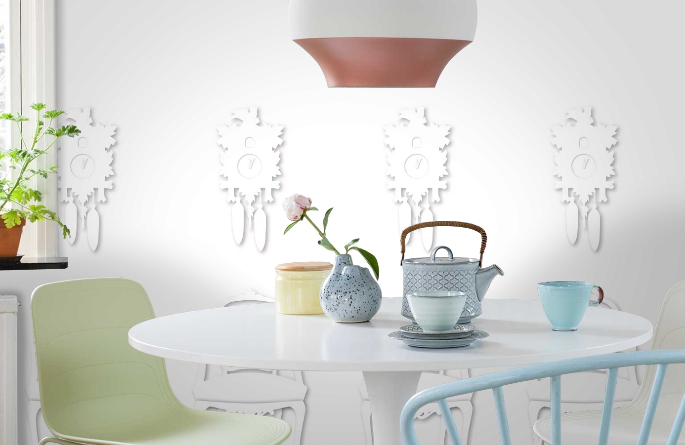 Обои P010903-2 фото в интерьере кухни