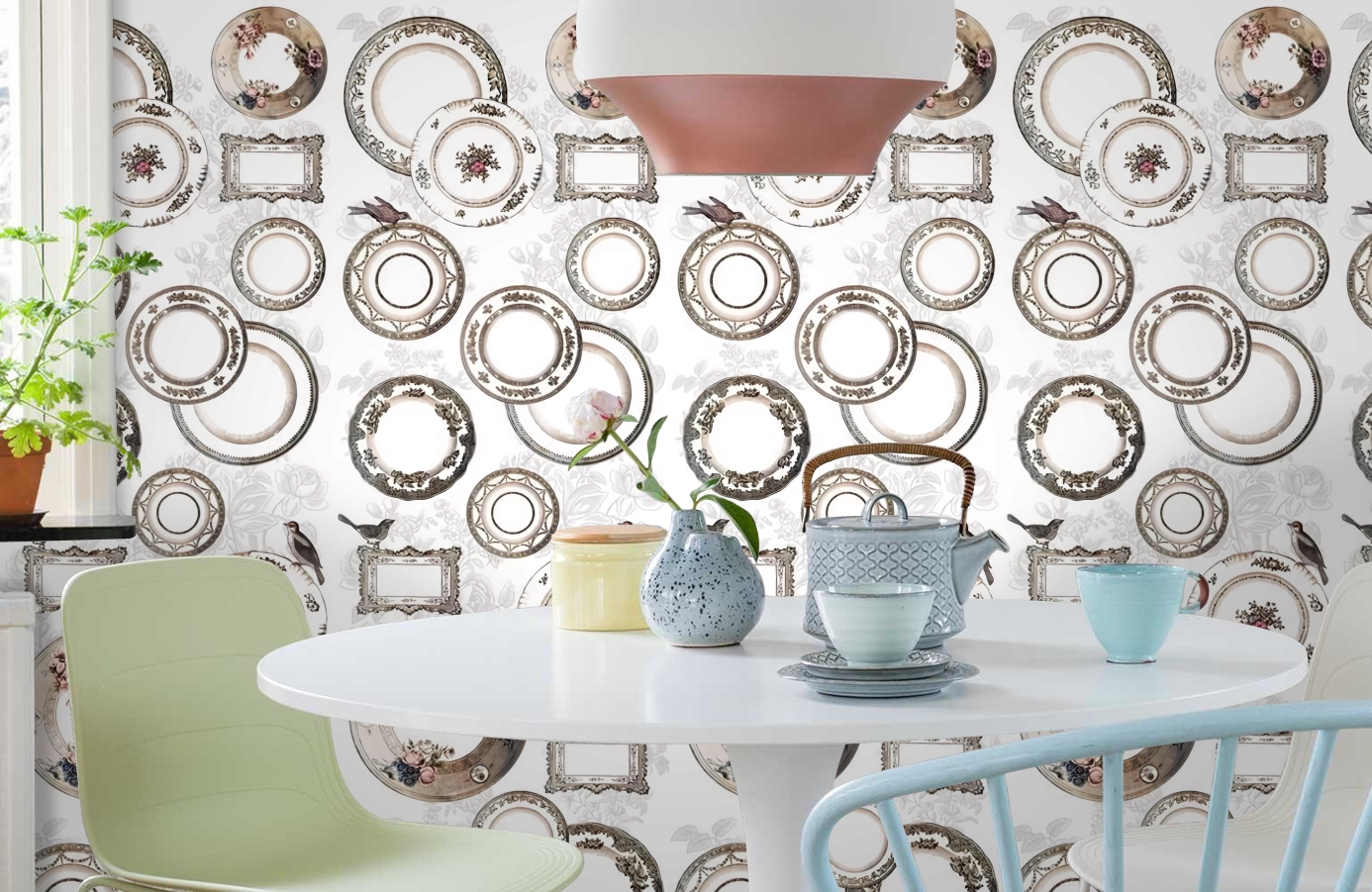 Обои P011001-2 фото в интерьере кухни