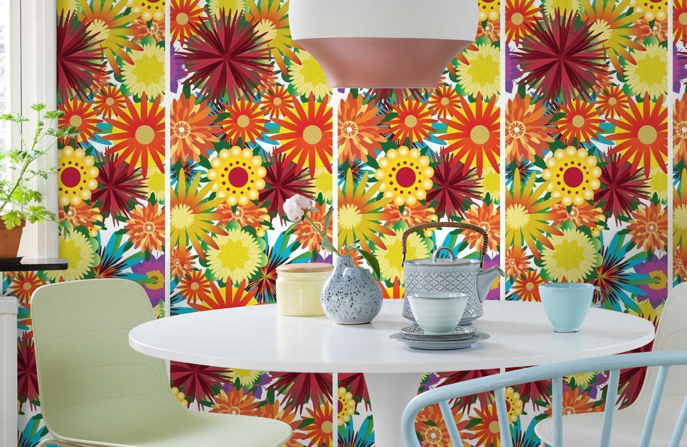 Обои P031205-2 фото в интерьере кухни