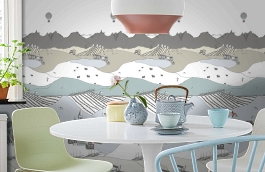 Обои P120905-2 фото в интерьере кухни превью