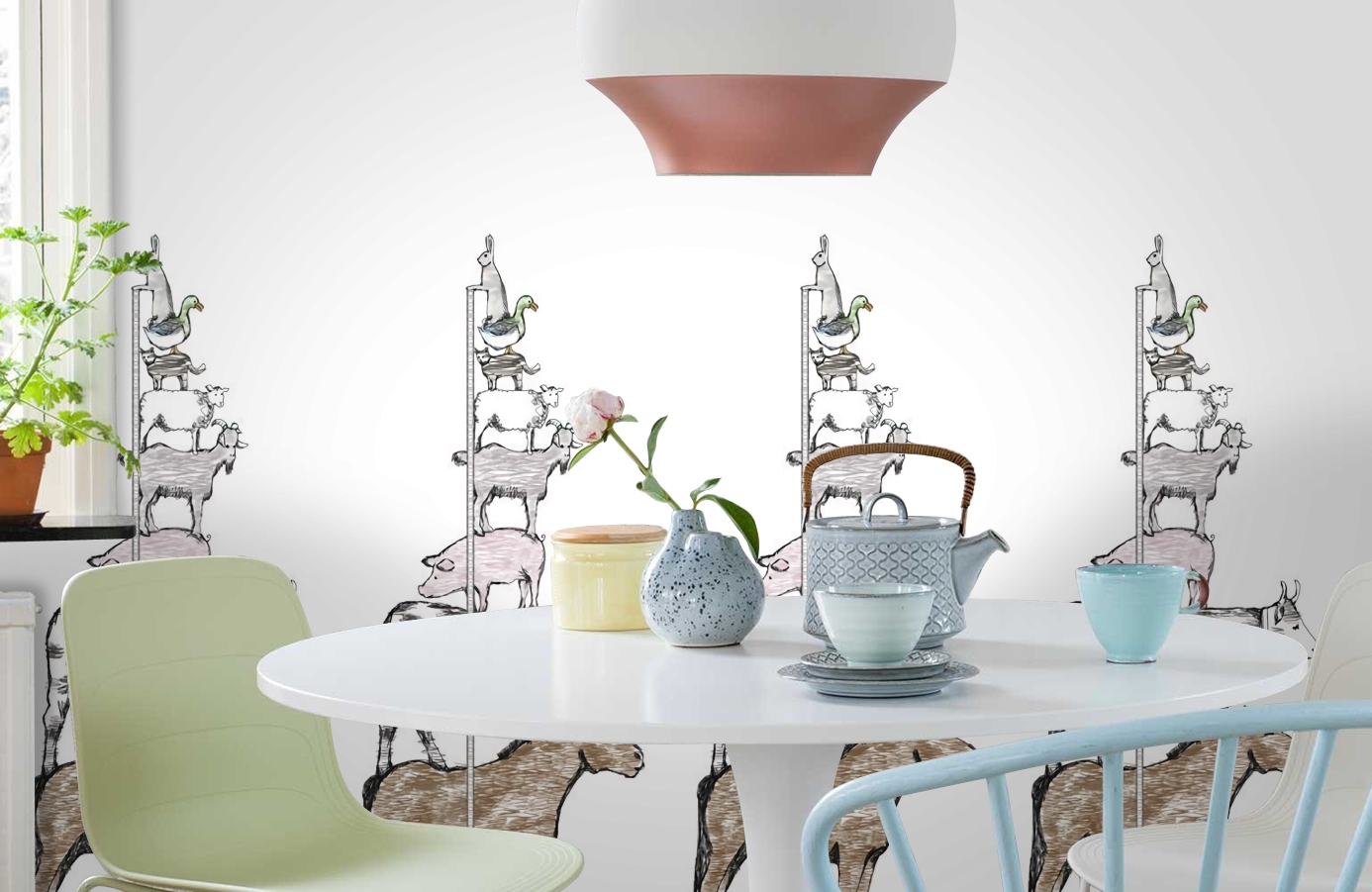 Обои P121102-2 фото в интерьере кухни