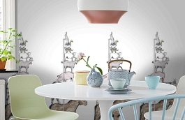 Обои P121102-2 фото в интерьере кухни превью