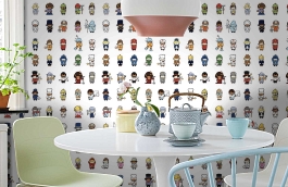 Обои P121501-2 фото в интерьере кухни превью