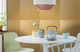 Обои OX245 фото в интерьере кухни превью