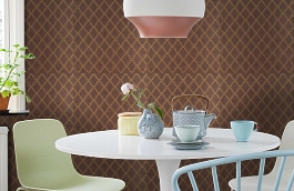 Обои 839-T-784 фото в интерьере кухни превью