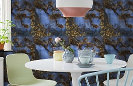 Обои KAD108 фото в интерьере кухни превью