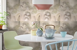 Обои KAD705 фото в интерьере кухни превью