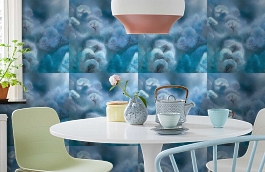 Обои KAD708 фото в интерьере кухни превью