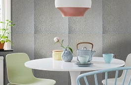 Обои DR 23 фото в интерьере кухни превью