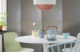 Обои DR 34 фото в интерьере кухни превью