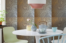 Обои DR 44 фото в интерьере кухни превью