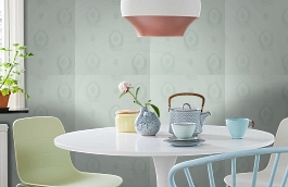 Обои VN-14E фото в интерьере кухни превью