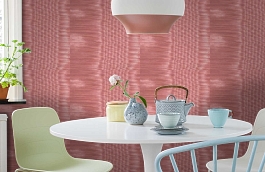 Обои 306-08 фото в интерьере кухни превью