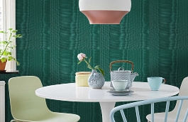 Обои 306-17 фото в интерьере кухни превью