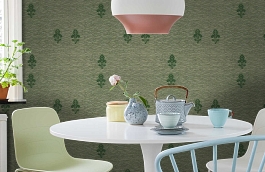 Обои 800 850-191 фото в интерьере кухни превью