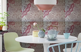 Обои 9110 D20 фото в интерьере кухни превью