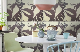 Обои 9130 V15 фото в интерьере кухни превью