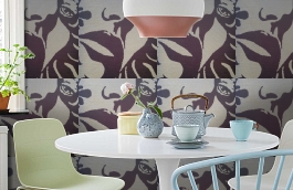 Обои 9130 V9 фото в интерьере кухни превью