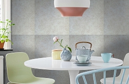 Обои 9160 A17 фото в интерьере кухни превью